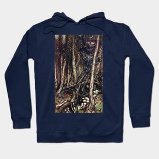 A Fearsome Forest - Undine, Arthur Rackham Hoodie